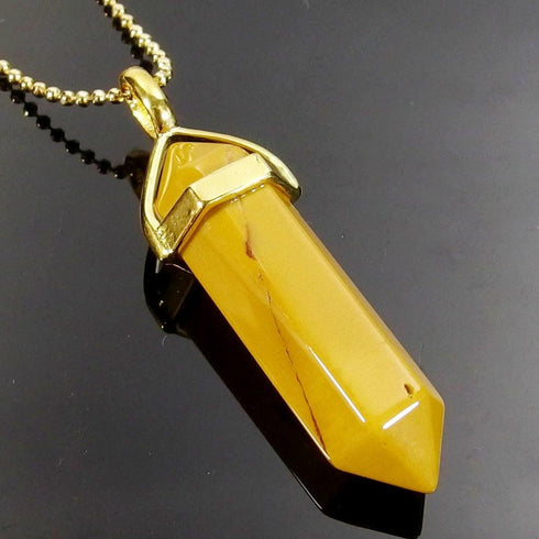 Mookaite Jasper Gemstone Pendant Necklace